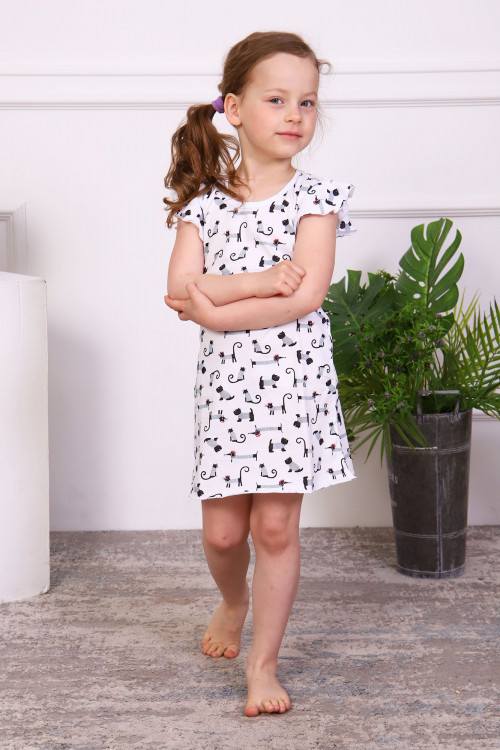 Сорочка для девочек «Авокэт» (кулирка) — магазин dt-37.ru