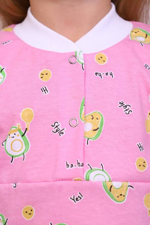 Пижама на кнопке (микс, кулирка) — магазин dt-37.ru