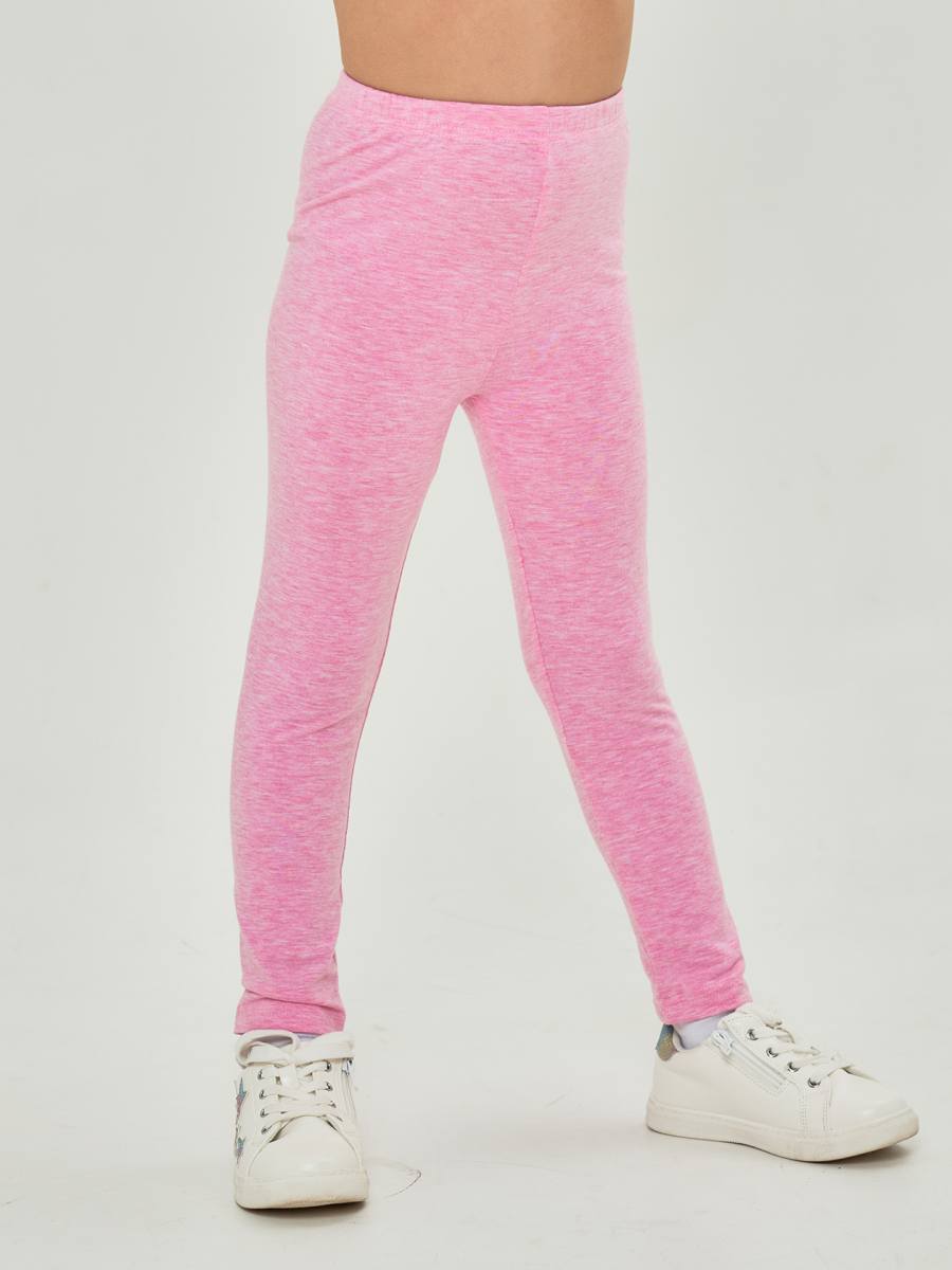 Лосины для девочек от 1 до 7 лет (розовый меланж) — магазин dt-37.ru
