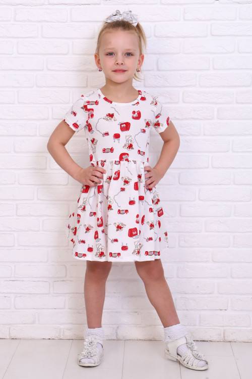 Одежда для детского сада для девочек Платье «Натали» (кулирка)