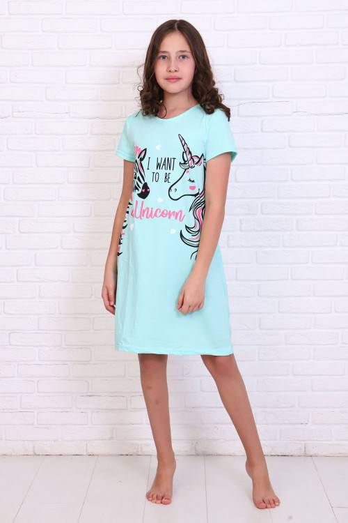 Пижамы, сорочки для девочек (магазин) Ночная сорочка для девочек «Ксюша» (интерлок)